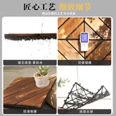 防腐实木鱼骨地板户外拼接防水露台地面铺设室外花园阳台改造自铺