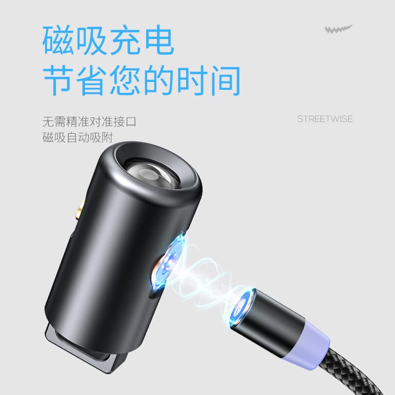 小鲨迷你家用手电筒强光充电小型便携超亮户外远射2025新款MINI03