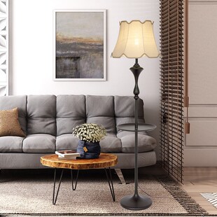 卧室客厅立式台灯落地灯简约现代置物架沙发茶几灯创意床头柜北欧