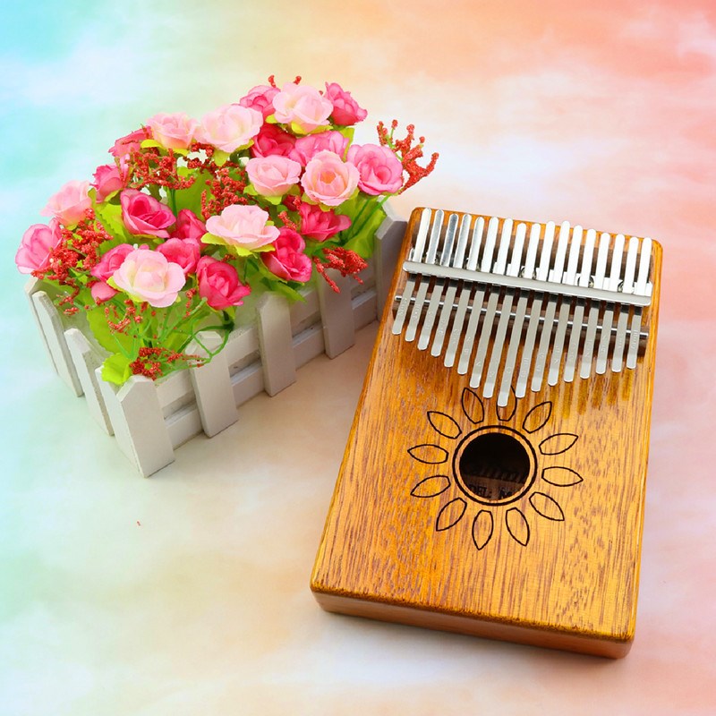拇指琴卡林巴琴17音初学者u手指钢琴kalimba手指琴卡灵巴琴乐器