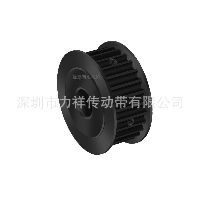 同步带轮S8M4h0齿钢A黑齿宽16/27内孔127141516171928齿形带同步