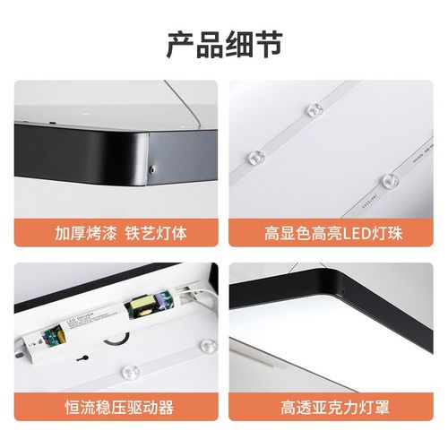 办公室led吊h线灯简约照明办公灯嵌入方通长条灯商场超市教室吊灯