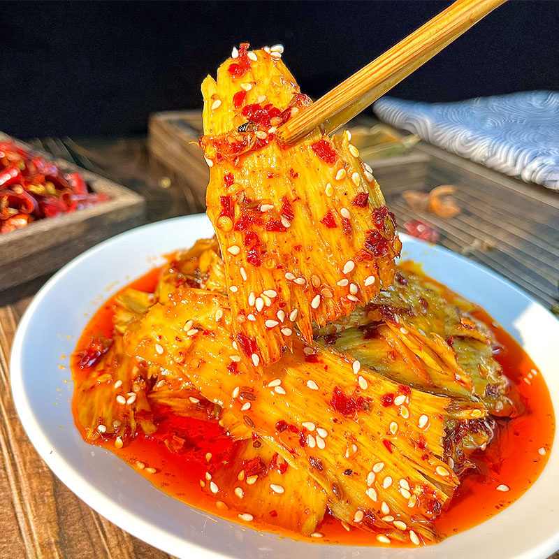 湖南美食【香辣牛板筋】特产手工现做休闲食品麻辣牛筋牛肉干卤味