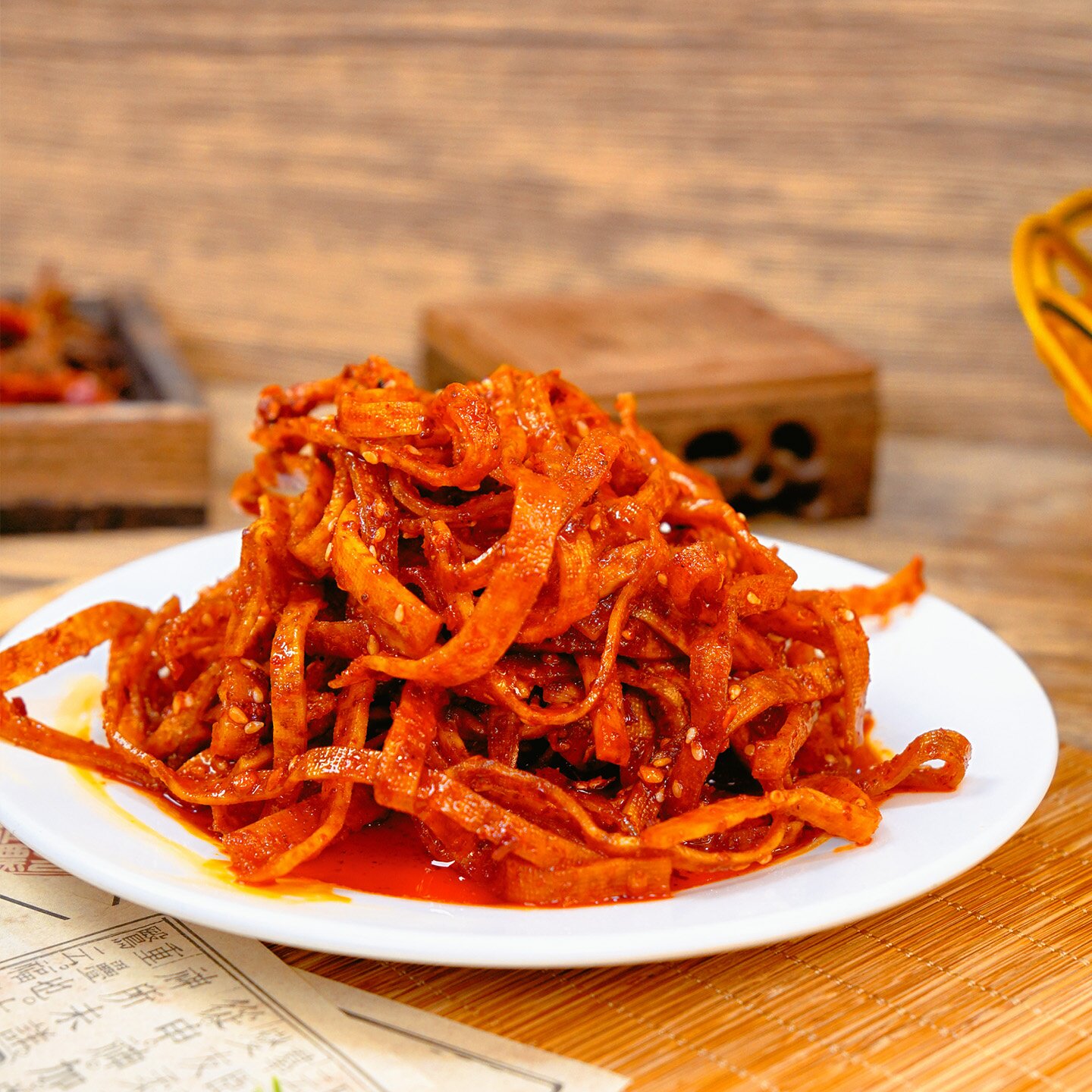 程毛坨湖南新化冷水江特产麻辣豆腐干零食小吃手工豆腐丝零食香辣