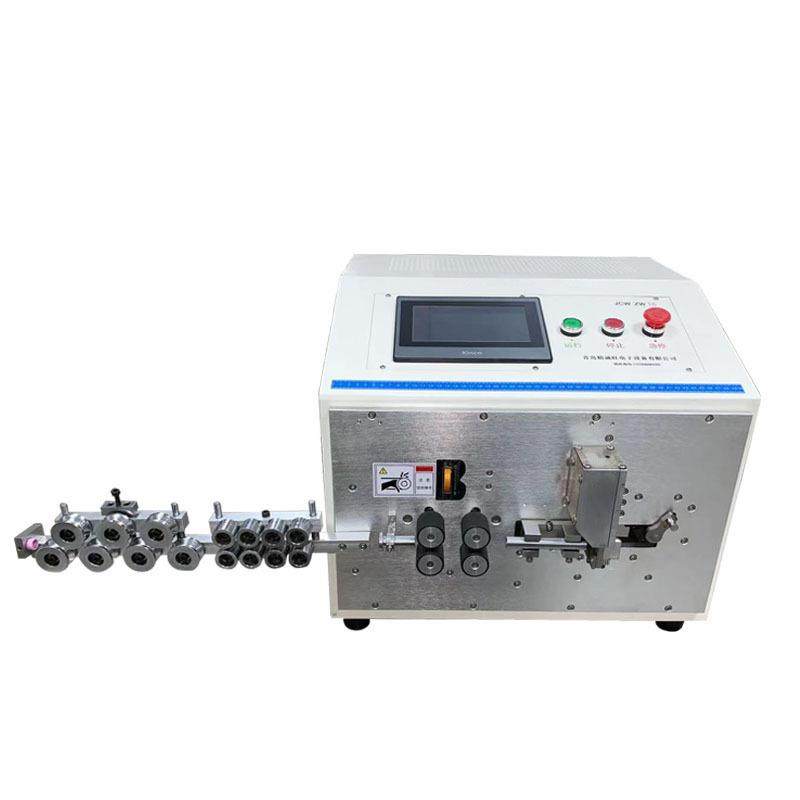 自动电脑剥线机电表箱BV硬线剥皮机小型电缆折线裁线折弯一体机