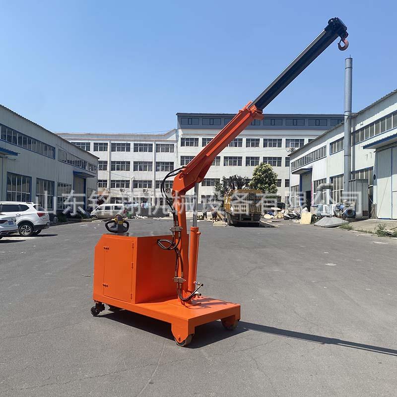 车间模具工件吊装1吨电动行走旋转平衡式吊车移动小型液压小吊机