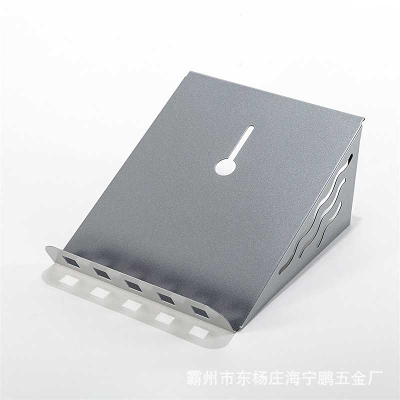 办公家具五金挂件 屏风工位钢制挂件 简约挂式电话托架盒