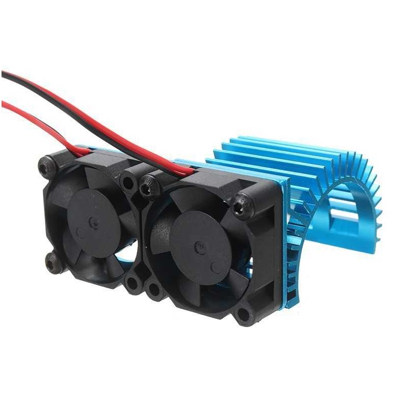 带风扇模型车船散热器3670 3660 3650 550 540马达电机通用散热片