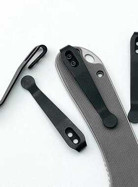 钛合金背夹 CIVIVI C牌 C907刀夹 口袋夹深度折叠刀配件刀夹