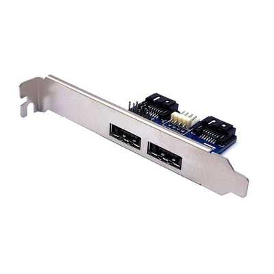 SATA TO Power Over eSATA转接卡 SATA转ESATA 带5V/12V电源