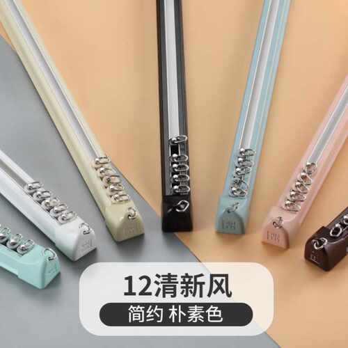 【工程轨道】韩日轨道窗帘杆滑轨双轨铝合金窗帘轨道直轨导轨