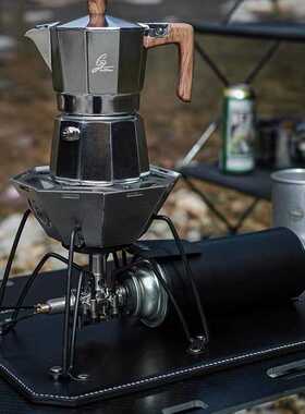 户外野营气炉皮革垫 适用于SOTO-T310可拆卸蜘蛛火炉灶台防烫墊