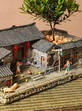 唯有家乡烟火家气，农能温暖我的世界！小院微景摆件灯t5752427观