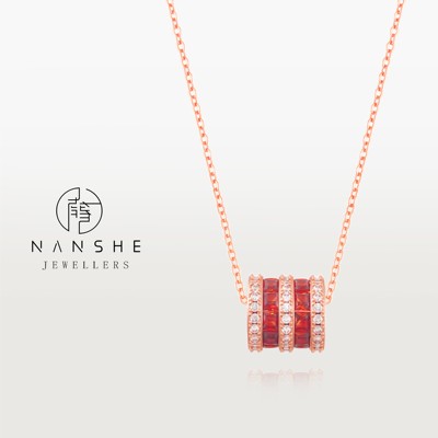 NANSHE/南奢 马年红运滚滚潮锁骨项链 L1711