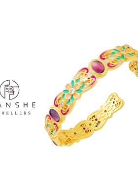 NANSHE/南奢 小众彩绘手镯个性百搭  L879