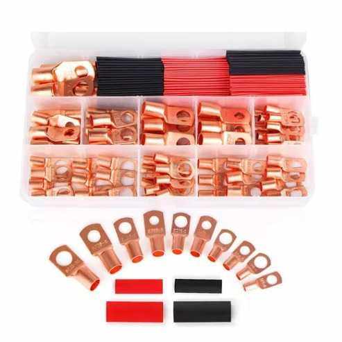 160pcs窥口铜管端子SC接线端子80PCS+80PCS软护套组合,五金/工具,接线柱,淘宝优惠券,粉丝福利购,淘宝优惠卷