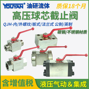 QJH 06NL高压10WL球芯15NL截止阀20WL液压25NL球阀32WL40B50F65F1