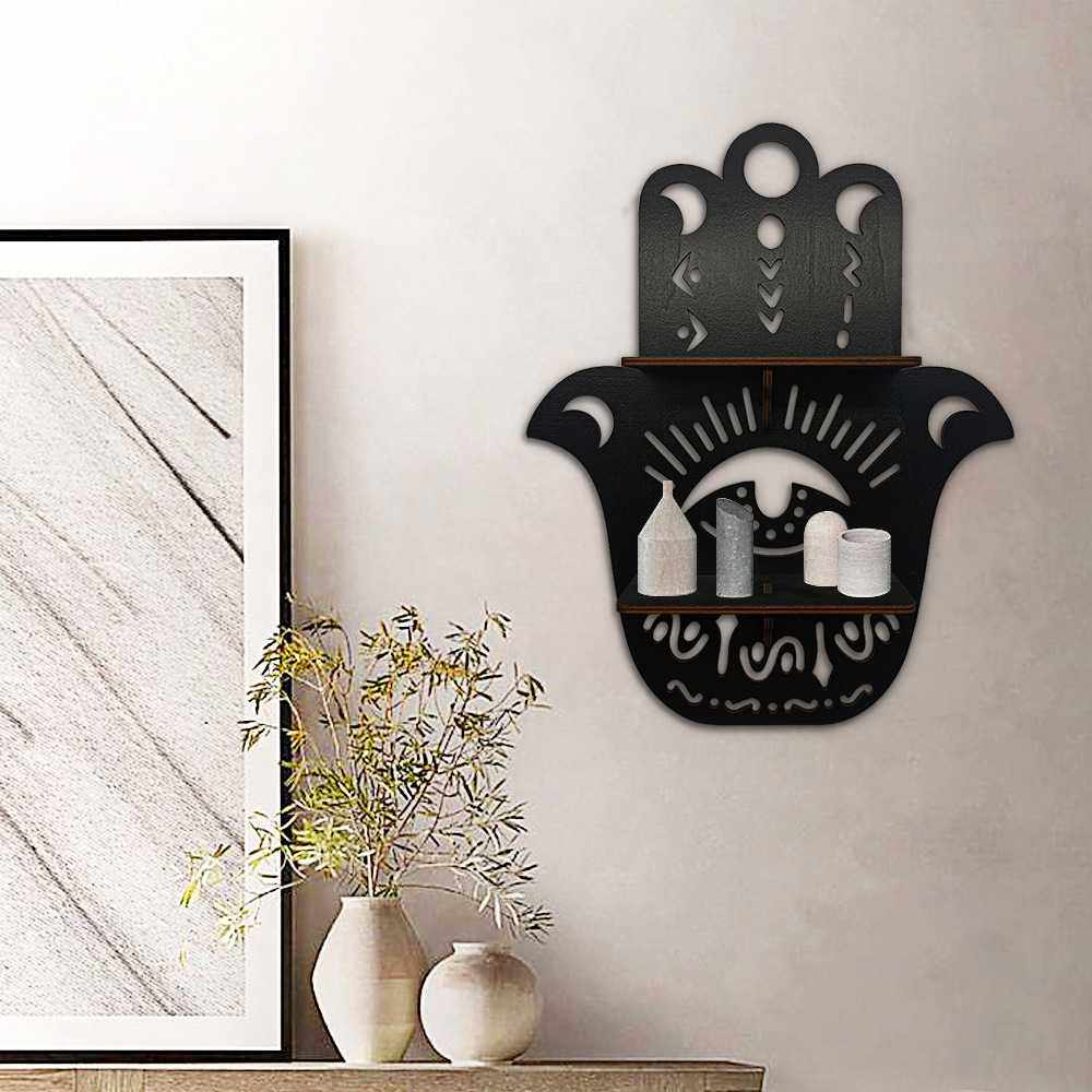 现货木制墙上置物架实木墙壁置物架多层储物架免打孔木质承重支架,家居饰品,壁饰,淘宝优惠券,粉丝福利购,淘宝优惠卷