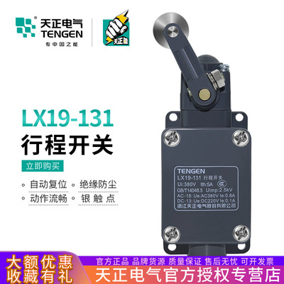 TENGEN天正电气LX19-131行程开关YBLX19-131机床限位微动开关银点