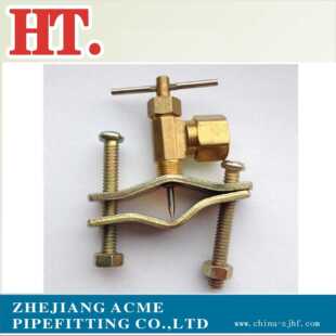 供应优质4分6分黄铜针阀马鞍阀 美式针阀 空调针阀 针型阀