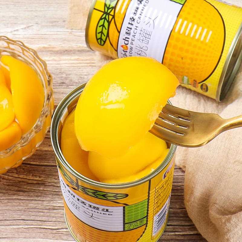 科技糖水黄桃罐头 鲜嫩Q弹 软硬适中 砀山特产美食 0防腐剂