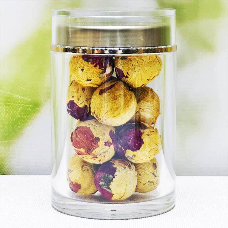 新茶迷你龙珠云南普洱手工龙珠花茶工艺花球玫瑰茉莉菊花百合花茶