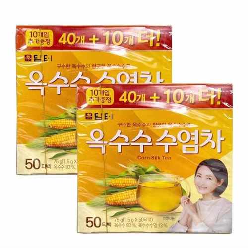 韩国丹特玉米须茶1.5g*50袋盒装茶包龙须茶独立包装方便携带