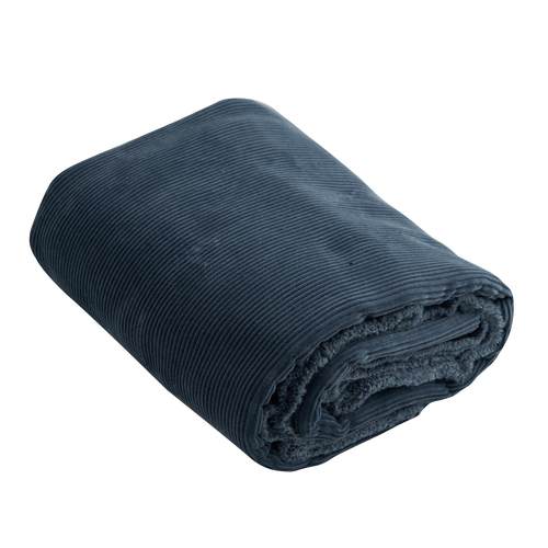 【烟蓝】秋冬加厚砂洗全棉紫色灯芯绒风衣外套裤子马甲服装面料