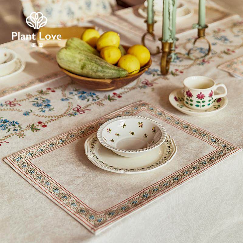 植爱樱桃餐垫覆古田园氛围感西餐餐垫防烫隔热家用布艺餐盘碗垫,居家布艺,餐垫,淘宝优惠券,粉丝福利购,淘宝优惠卷