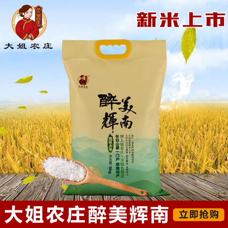 大姐农庄小町大米醉美辉南东北大米新米5kg