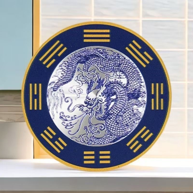 8CM自粘青龙牌荷花贴避火龙石敢