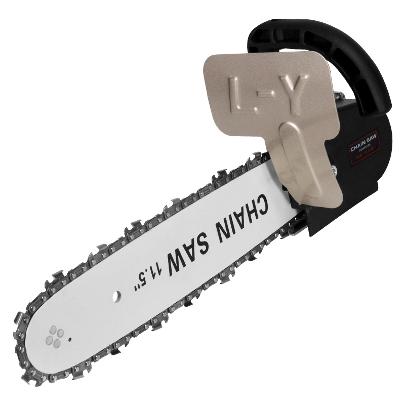 角磨机改装电链锯充电式小型家用手提电锯伐木锯木工迷你锯树神器