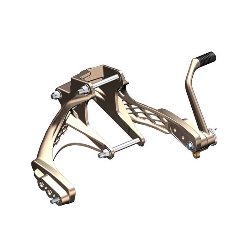 升仕原厂配件ZT310-V1/VX左右前后脚踏支架搁脚挂变档杆刹车踏板