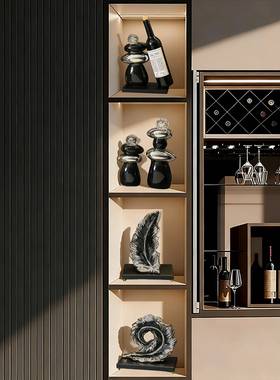 轻奢高档时来运转套装摆件家居电视柜客厅玄关餐厅酒柜装饰品摆件