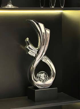 北欧风陶瓷摆饰风生水起客厅摆件高级感酒柜电视柜玄关家居装饰品