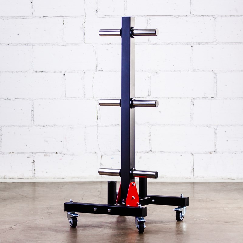 商用可移动杠铃片储存架大孔杠铃杆奥杆卧L推杆深蹲硬拉练臂肌存