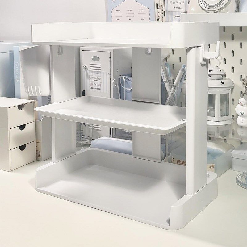 宿舍桌面置物架大学生多层笔筒书架文具首饰收纳架书桌布置装饰,收纳整理,书桌收纳置物架,淘宝优惠券,粉丝福利购,淘宝优惠卷