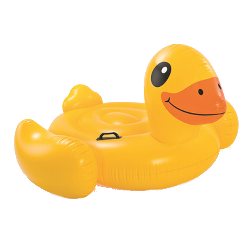 超大大黄鸭d充气坐骑游泳圈水上浮排浮床漂浮加厚环保聚会拍照道