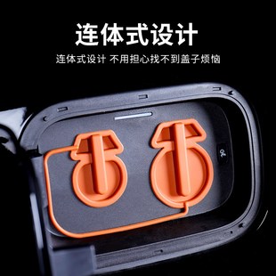 汽车用品 适用问界M8连体充电口保护盖防尘罩防雨水盖配件改装