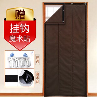 保暖保温防水挡风家用防寒定制 冬天空调棉门帘子隔音加厚防风冬季