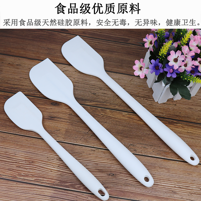 烘焙工具特大号一体钢芯刮刀连体硅胶奶油抹刀搅拌刮刀牛轧糖刮铲