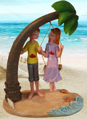 2025新款欧式树脂工艺浪漫装饰摆件婚庆送礼佳选高档情侣家居礼品