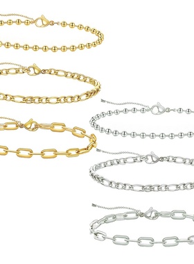 2025新款钛钢复古脚链不掉色时尚潮流男款简约链饰百搭个性手链