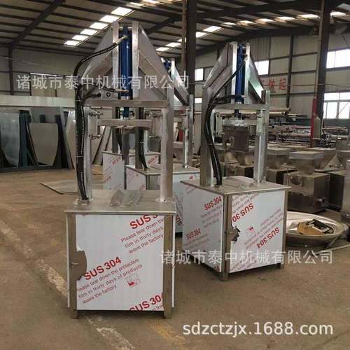 猪头羊头 劈半机 猪蹄切半机器 猪手分半设备 劈半一体机小型