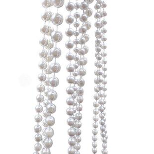 婚庆珍珠串挂饰婚礼场景布置婚房行云流水道具礼堂装饰水波珠帘子