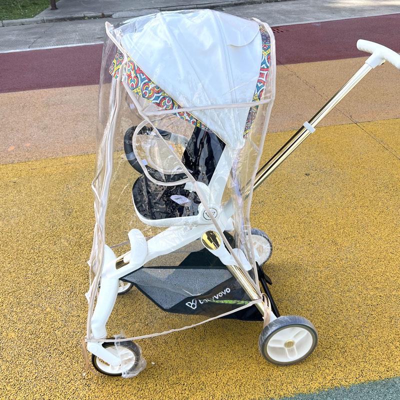 babyvovo遛娃神器v9防雨罩丸丫plus挡风罩溜娃保暖罩婴儿推车雨衣