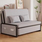 沙发床折叠两用2024新款 无扶手小户型客厅多功能阳台可抽拉伸缩床