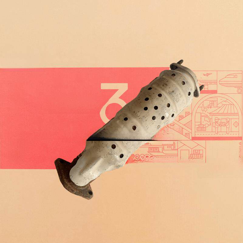 适用于 现代 IX35 智跑 索八 K5 领翔 2.0 2.4 三元催化器 修覆件