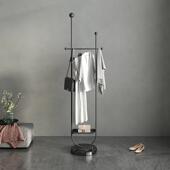 家用客厅衣帽架落地转角儿童挂衣架卧室落地式 衣架玄关轻奢挂衣架