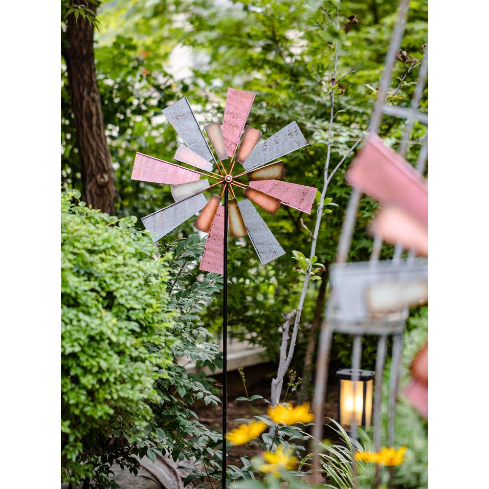 铁风车攀爬凉棚花架欧式户外花园庭院插土装饰地面阳台布局园林绿